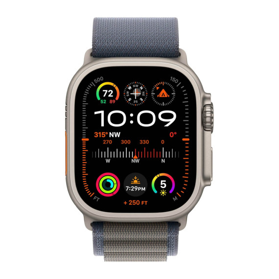სმარტ საათი APPLE WATCH ULTRA 2 49MM TITANIUM BLUE ALPINE LOOP MREP3 M (BL)