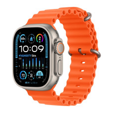 სმარტ საათი APPLE WATCH ULTRA 2 49MM TITANIUM ORANGE OCEAN BAND MREH3 (OR)