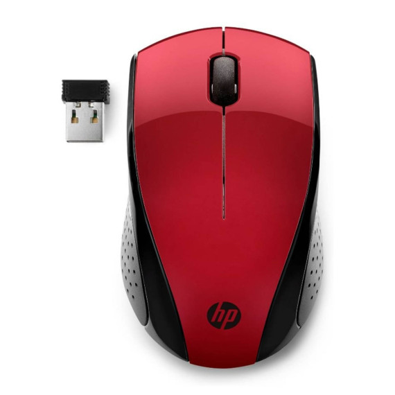 კომპიუტერული მაუსი HP WIRELESS 220 7KX10AA (RD)