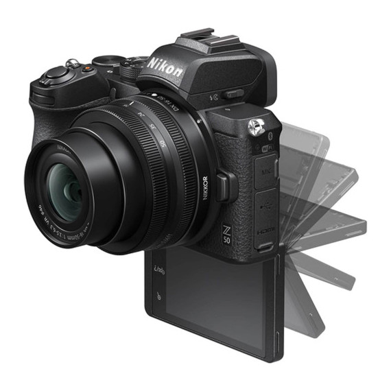 ციფრული ფოტოკამერა NIKON Z50 MIRRORLESS WITH 16-50MM LENS (BK)