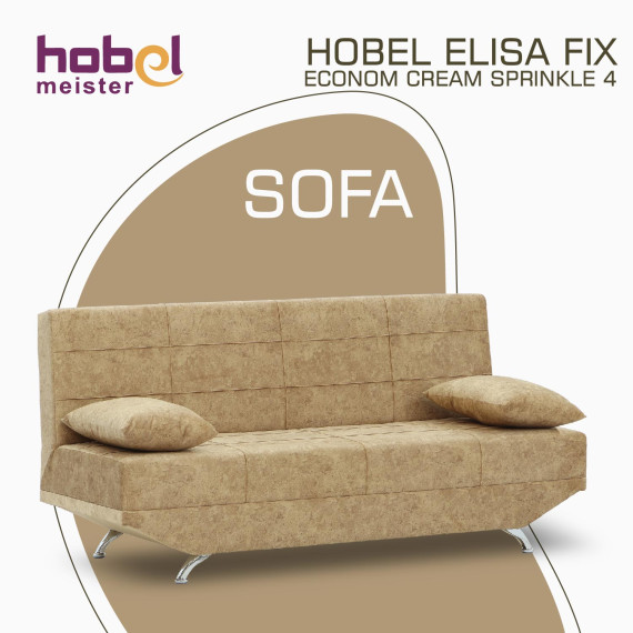 диван HOBEL ELISA FIX ECONOM CREAM SPRINKLE 4 (1)