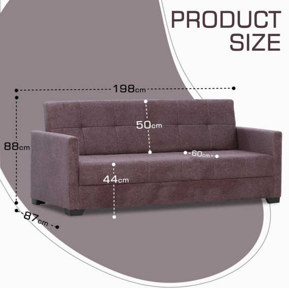 диван HOBEL MARVEL FIX ECONOM HP BLACK 4503/PURPLE MOCASSI 2147 (1)