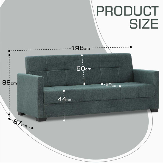 диван HOBEL MARVEL FIX ECONOM HP GREEN MOCASSI 5515 (1)