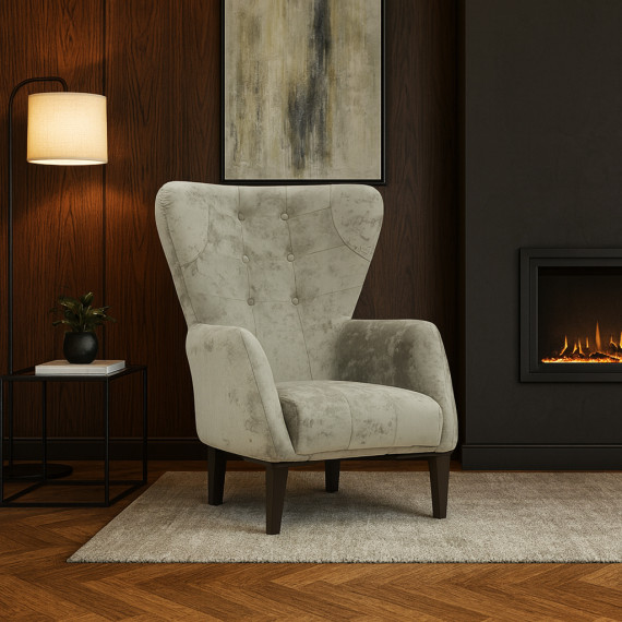 სავარძელი HOBEL CLARA 1 CAPPUCCINO MONACO 4 (1)