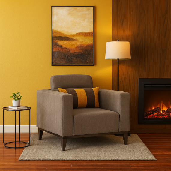 სავარძელი HOBEL DALI 1 BROWN SCANDI 6/ RETTIO 1001 (1)