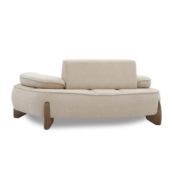 სავარძელი HOBEL DANIA 1 STR CREAM BONCUK 4/ BROWN BEATTO 1012 (1)