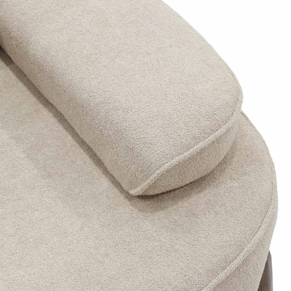 სავარძელი HOBEL DANIA 1 STR CREAM BONCUK 4/ BROWN BEATTO 1012 (1)