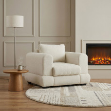 armchair HOBEL SIDNEY PLUS 1 F/R CREAM BEATTO 1065 (1)