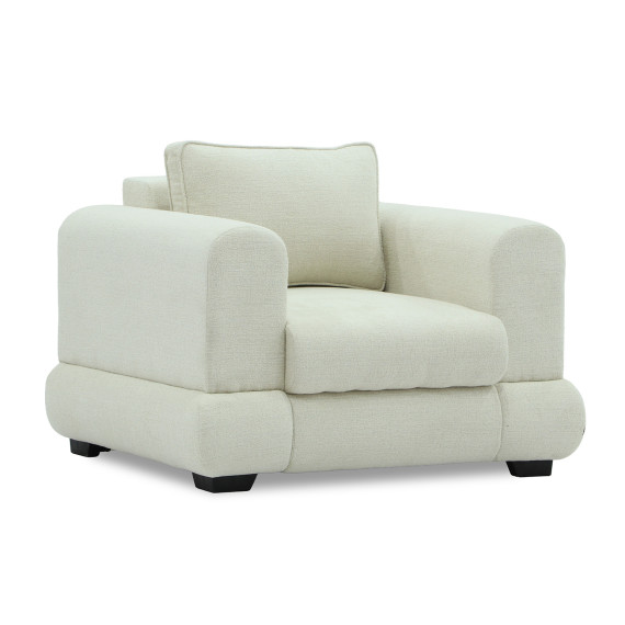 სავარძელი HOBEL SIDNEY PLUS 1 F/R CREAM BEATTO 1065 (1)