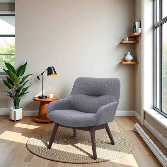 სავარძელი IVORIE IVC-1191 WALNUT KAVIR 4