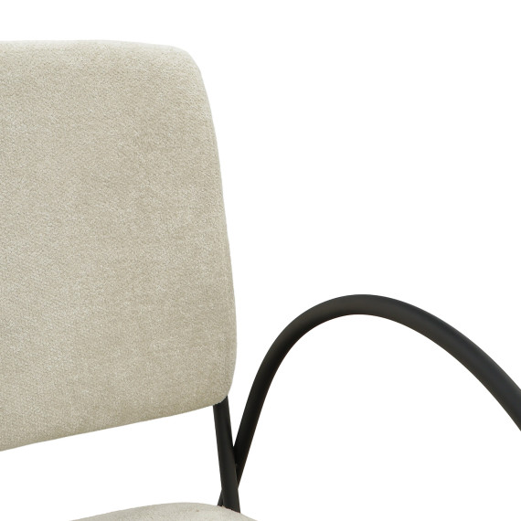 სავარძელი HOBEL OVEN BLACK METAL/BELLA 2 (1)