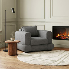 armchair HOBEL SIDNEY PLUS 1 F/R DARK GREY BEATTO 1079 (1)