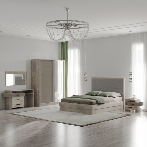 საძინებლის გარნიტური HOBEL EX-A62 CL/08 K355/BS687 (17)