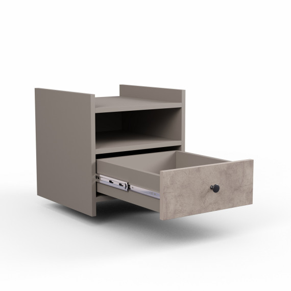 საძინებლის გარნიტური HOBEL EX-A94 GZ-UDINE BLACK ORMA 229/K538 (12)