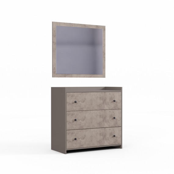 საძინებლის გარნიტური HOBEL EX-A94 GZ-UDINE BLACK ORMA 229/K538 (12)