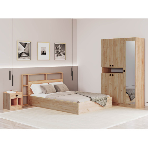 საძინებლის გარნიტური HOBEL LILYA K003 (9) G