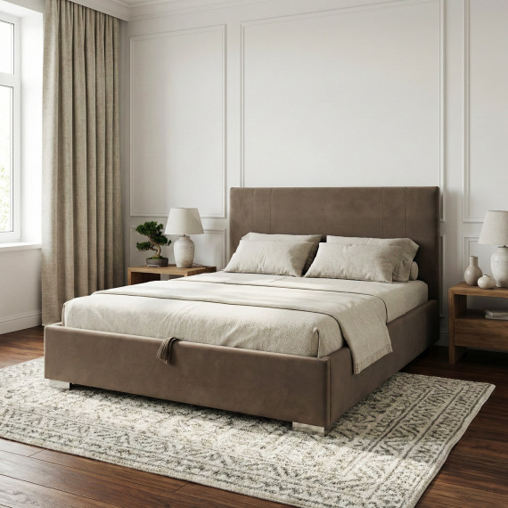 საწოლი HOBEL A2/1 140X200 CAPPUCHINO VIVALDI 5 (5)