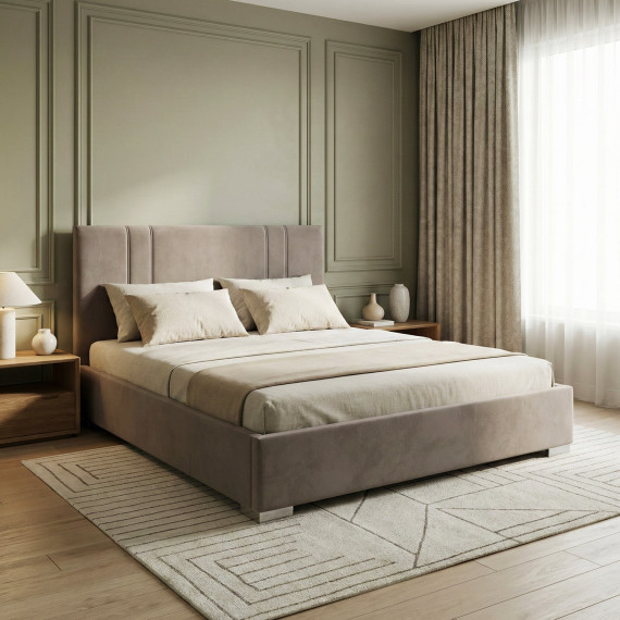 საწოლი HOBEL A2/1 160X200 CAPPUCHINO VIVALDI 5 (5)