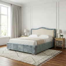 საწოლი HOBEL A3 160X200 LIGHT BLUE MONACO 12/WHITE MONACO 1 (5)