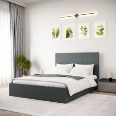 საწოლი HOBEL B1 140X200 DARK GREY VIVALDI 8 (5)