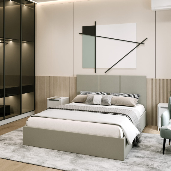 кровать HOBEL B1 160X200 LIGHT CAPPUCCINO VIVALDI 4 (5)