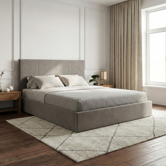 საწოლი HOBEL B2 180X200 GREY VIVALDI 7 (5)