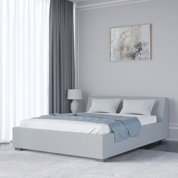 საწოლი HOBEL COZY 160X200 LIGHT GREY BEATTO 1067 (5)