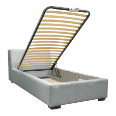 кровать HOBEL COZY 90X200 LIGHT GREY BEATTO 1067 (5)