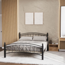bed HOBEL V-LANA-01 160X200 METAL BLACK/CHOCOLATE PIGMENT (3)