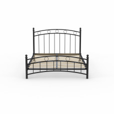 საწოლი HOBEL LANA-02 140X200 LM/ METAL BLACK/BLACK (3)