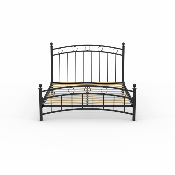 საწოლი HOBEL LANA-02 140X200 LM/ METAL BLACK/BLACK (3)