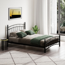 საწოლი HOBEL LANA-02 140X200 LM/ METAL BLACK/BLACK (3)