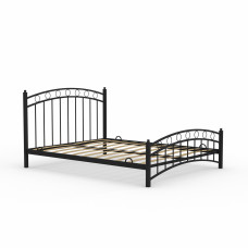 საწოლი HOBEL LANA-02 160X200 LM METAL BLACK/BLACK (3)