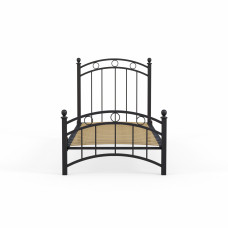 bed HOBEL LANA-02 90X200 LM METAL BLACK/BLACK (3)