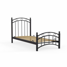 bed HOBEL LANA-02 90X200 LM METAL BLACK/BLACK (3)