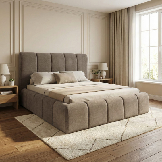 საწოლი HOBEL SCANDINAVIA 180X200 BROWN SHO 599-2 (6)