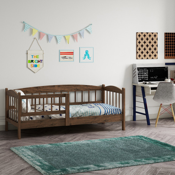 bed for children HOBEL TEDDY 80X190 BROW PIGMENT (4)