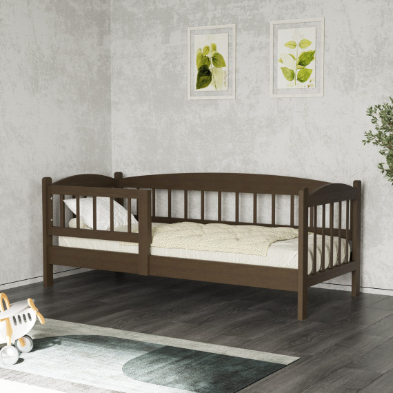 საბავშვთა საწოლი HOBEL TEDDY 80X190 DARK CHOCOLATE (4)