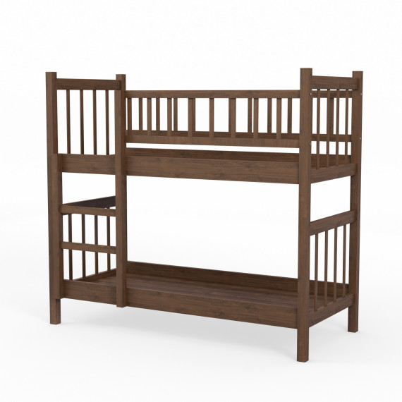 საბავშვთა საწოლი HOBEL TWO-STOREY EX-B53 SHELF 90X190 BROWN PIGMENT/K090 (8)