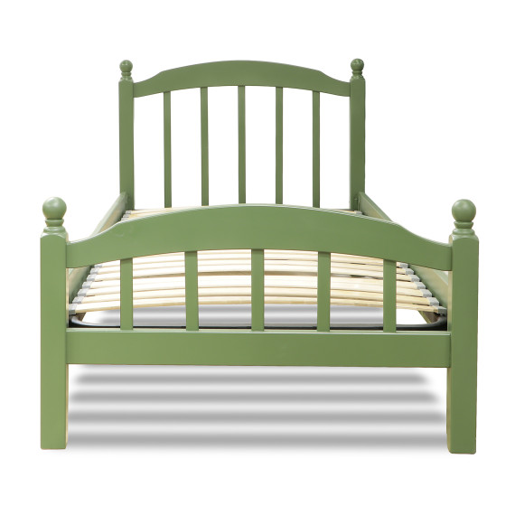 საწოლი HOBEL V-LANA-03 WOOD 90X200 6003 OLIVE GREEN (3)