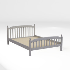 bed HOBEL V-LANA-03 WOOD 140X200 ANTIK GREY (4)