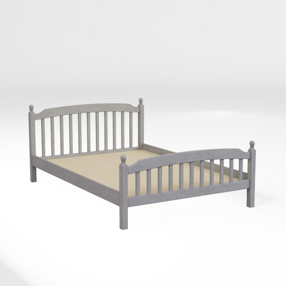 საწოლი HOBEL V-LANA-03 WOOD 140X200 ANTIK GREY (4)