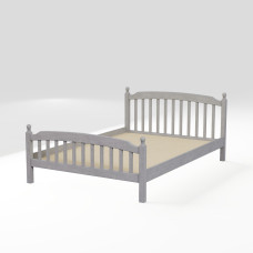 bed HOBEL V-LANA-03 WOOD 140X200 ANTIK GREY (4)