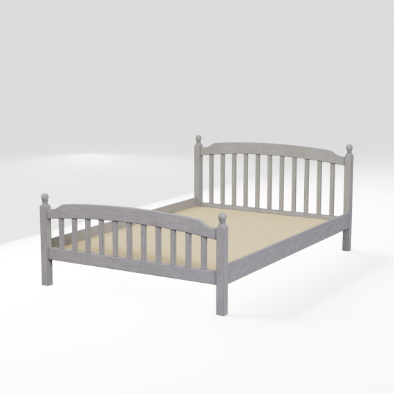 საწოლი HOBEL V-LANA-03 WOOD 140X200 ANTIK GREY (4)