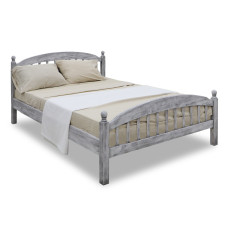 bed HOBEL V-LANA-03 WOOD 140X200 ANTIK GREY (4)