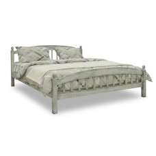 bed HOBEL V-LANA-03 WOOD 160X200 ANTIK GREY (4)