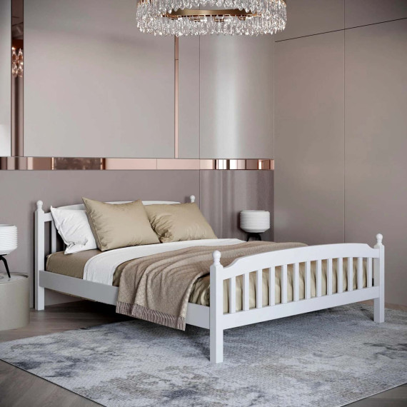 bed HOBEL V-LANA-03 WOOD 160X200 WHITE LM (4)