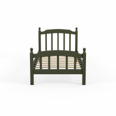 кровать HOBEL V-LANA-03 WOOD 90X200 6003 OLIVE GREEN (3)