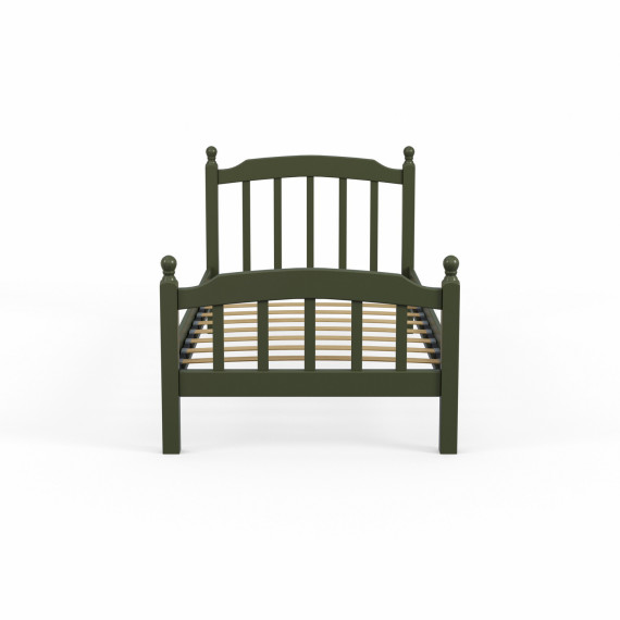 საწოლი HOBEL V-LANA-03 WOOD 90X200 6003 OLIVE GREEN (3)