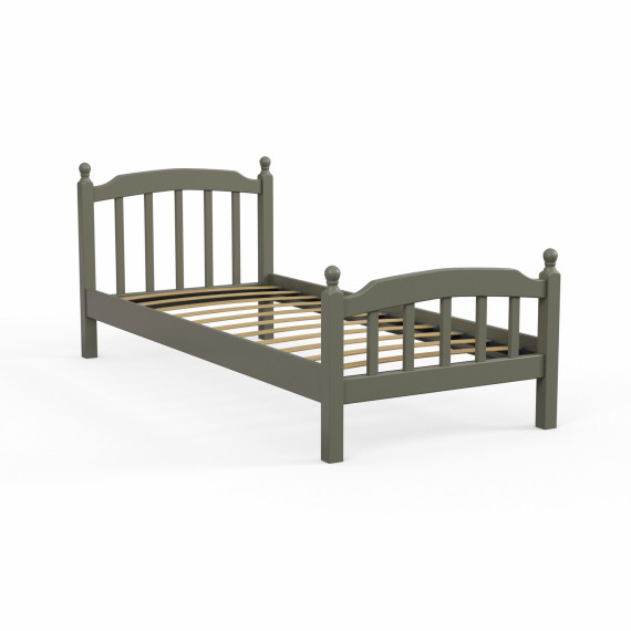 საწოლი HOBEL V-LANA-03 WOOD 90X200 7003 MOSS GREY (3)